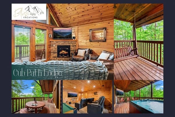 Cub Path Lodge in Gatlinburg | Bliss Vacations (865) 900-6514
