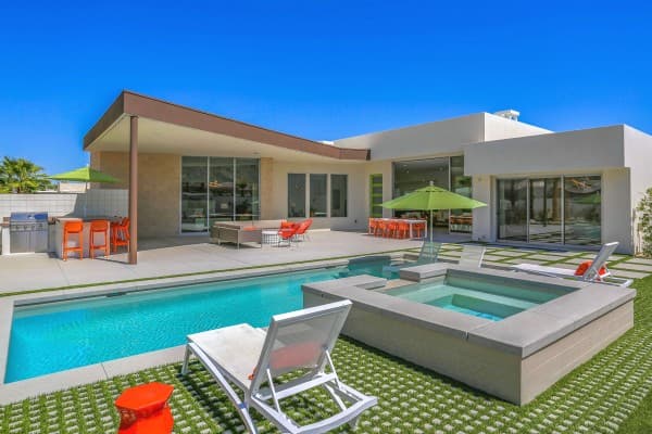 Blue Skye Modern | Luxury Palm Springs Vacation Rental | Desert Luxury Estates